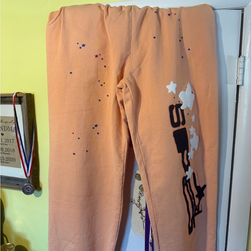 AUTHENTIC SP5der sz 2xl sweatpants cuffed bottoms $300 plus tax retail price